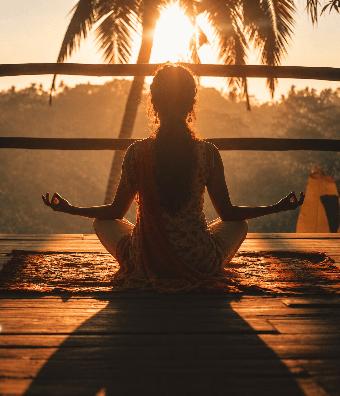 Woman doing yoga